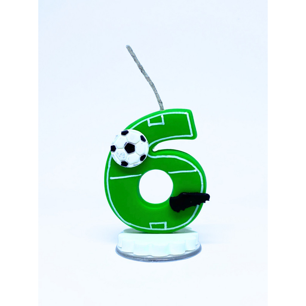 Vela Decorativa Futebol Time biscuit (Para festas e aniversários temáticos) em Oferta na Shopee