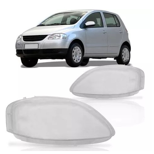 Lente Farol Fox Crossfox Spacefox 2007 2008 2009 Foco Duplo