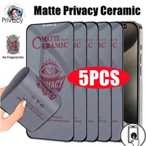 Monee 5Pcs Película 3D 9D Ceramica Privacidade Fosca Anti-Spy Para Samsung Galaxy A10/A12/A13/A20/A22/A23/A25/A30/A31/A32/A35/A33/A54/M12/M13/M22/M23/M32