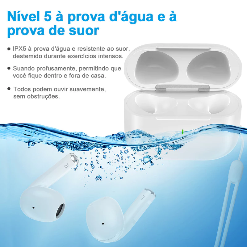 Fones de Ouvido Bluetooth 5.3 Bettdow à Prova d'Água IPX5 — foto 4