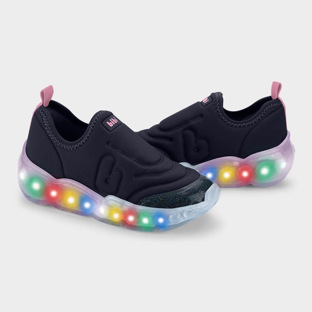 Tênis Infantil de Luz Bibi Roller Celebration 3.0 Azul em Oferta na Shopee