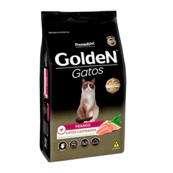 Ração Premier Golden para Gatos Adultos Castrados Frango 3kg