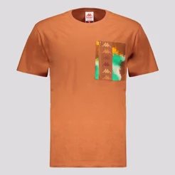 Camiseta Kappa Glenn Graphik Marrom