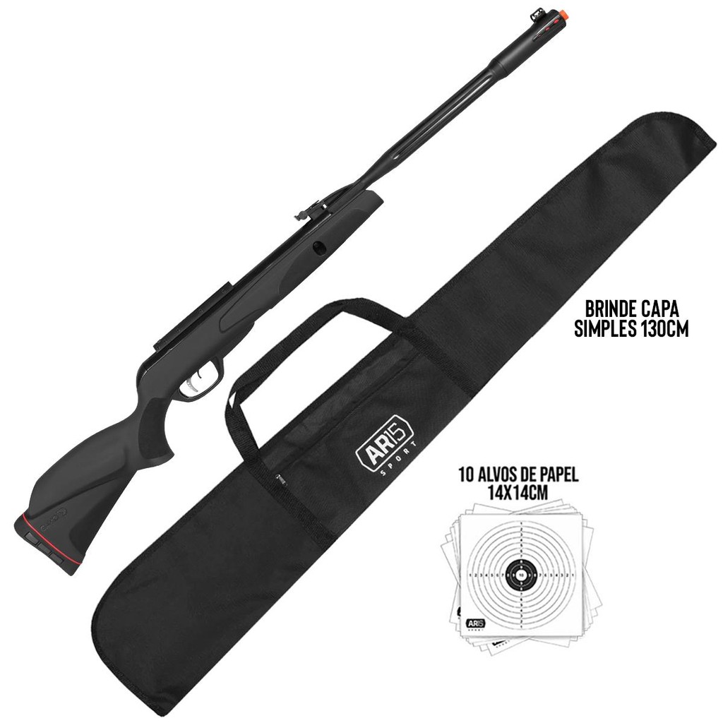 CARABINA PRESSAO GAMO BLACK FUSION IGT MACH 1 5.5MM POLIMERO em Oferta na Shopee