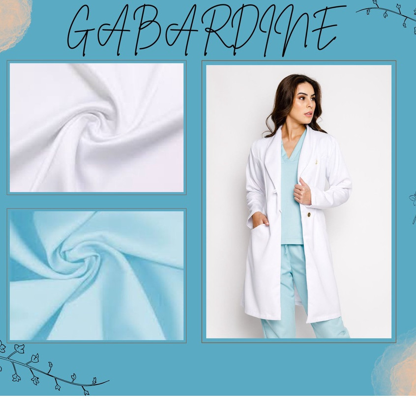 Tecido Gabardine - Várias Cores (1mt x1,50 largura)