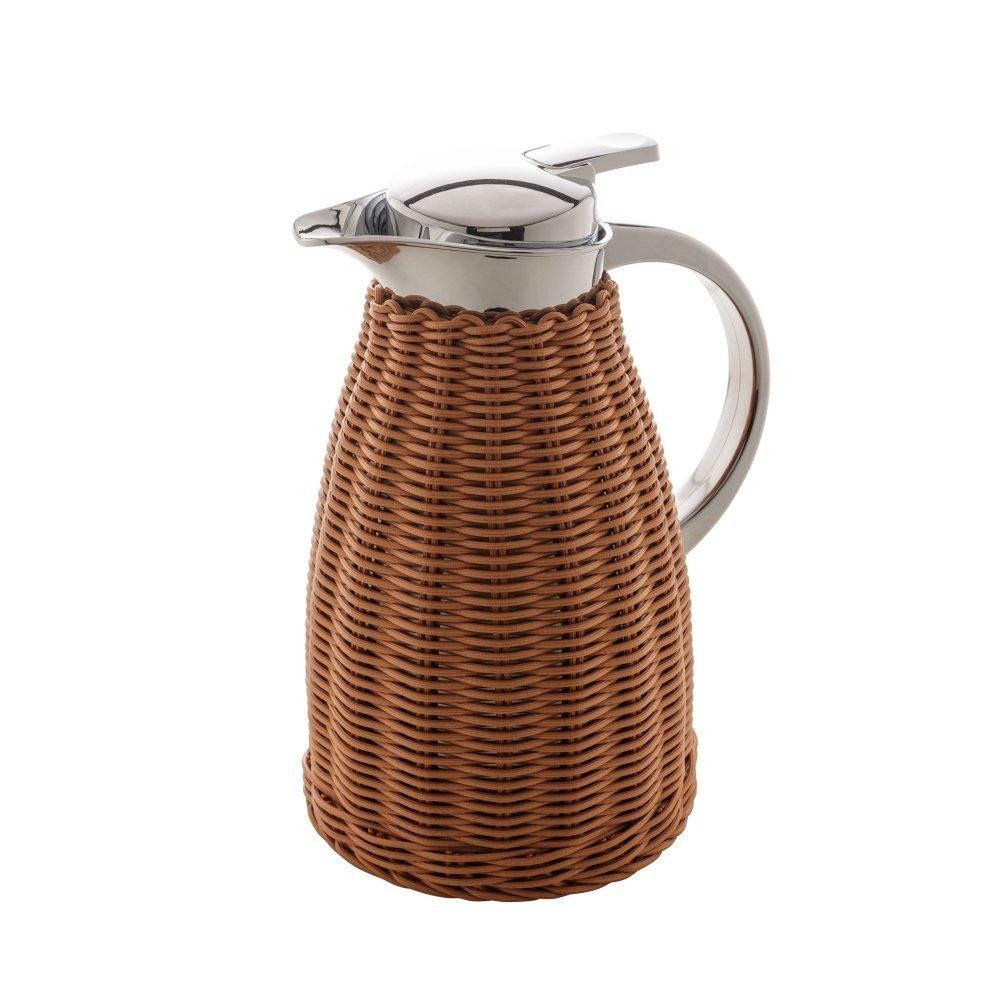 Garrafa Térmica Wolff de Aço Inox Marrom - Home & Living