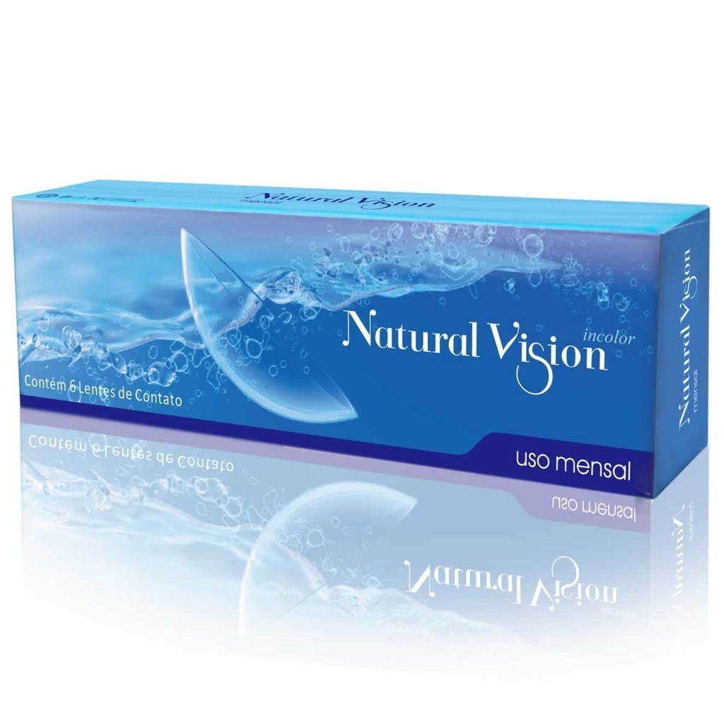 Lentes de Contato Natural Vision Mensal com Grau