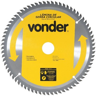 Disco de serra circular 185 mm x 20 mm x 60 dentes - Vonder