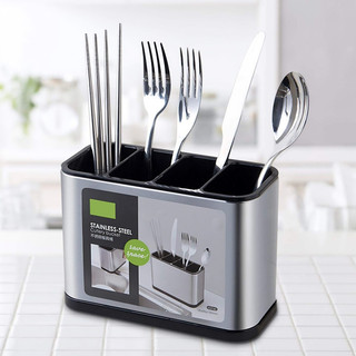 Porta Talheres Escorredor Aço Inox Vazado Pia Cozinha