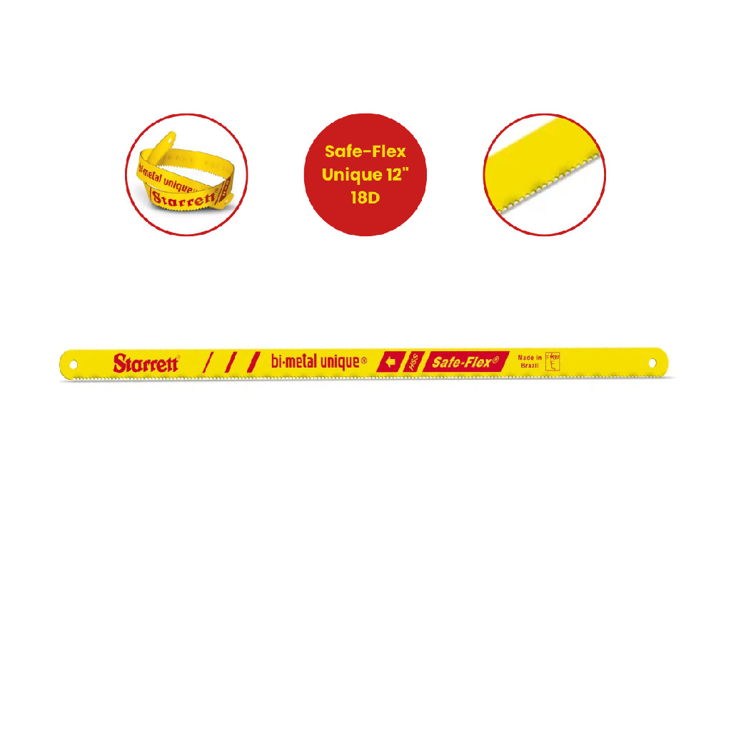 Lamina Serra Manual Safe-Flex Unique 12" 18D Starrett - Home & Living