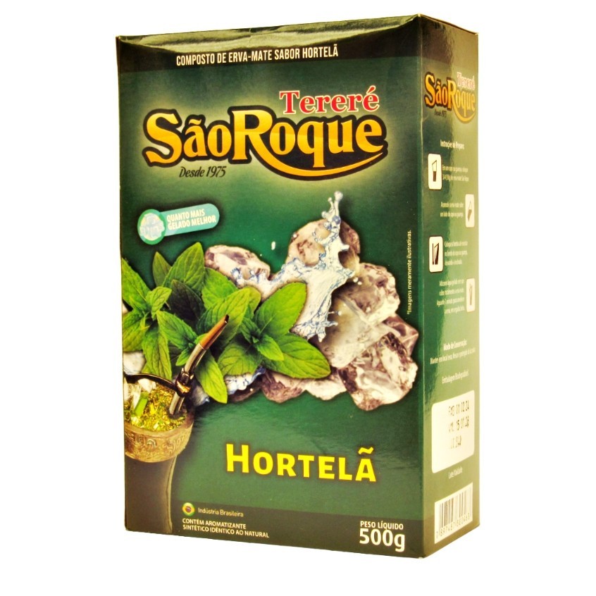 Terere Erva Mate Hortelã 500g - Santa Maria Alimentos