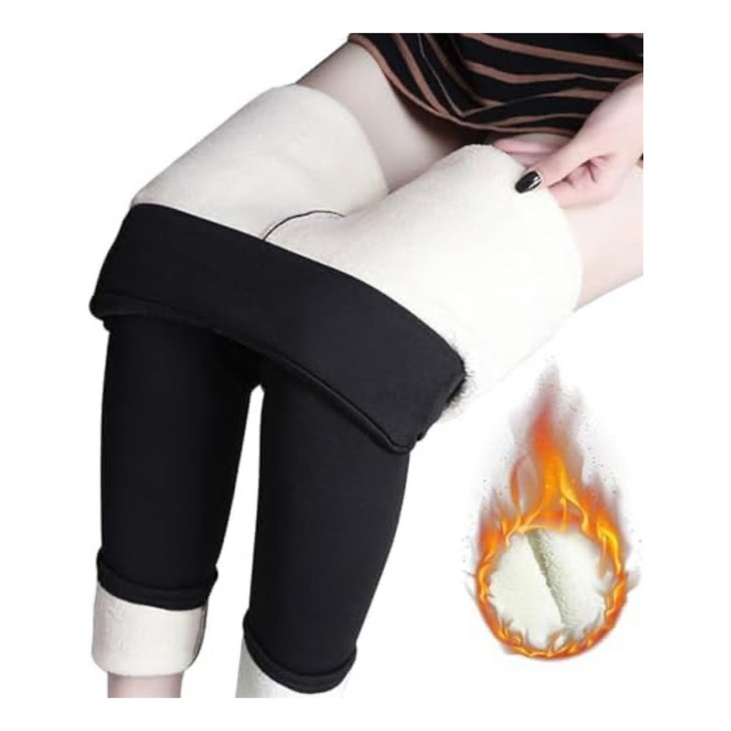 Calça Térmica Forro Grosso Flanelado Grávida Gestante plus size forro flanelado legging sem costura