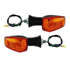 Pisca Suzuki Yes 125 Lente Laranja Kit Com 2 Peças
