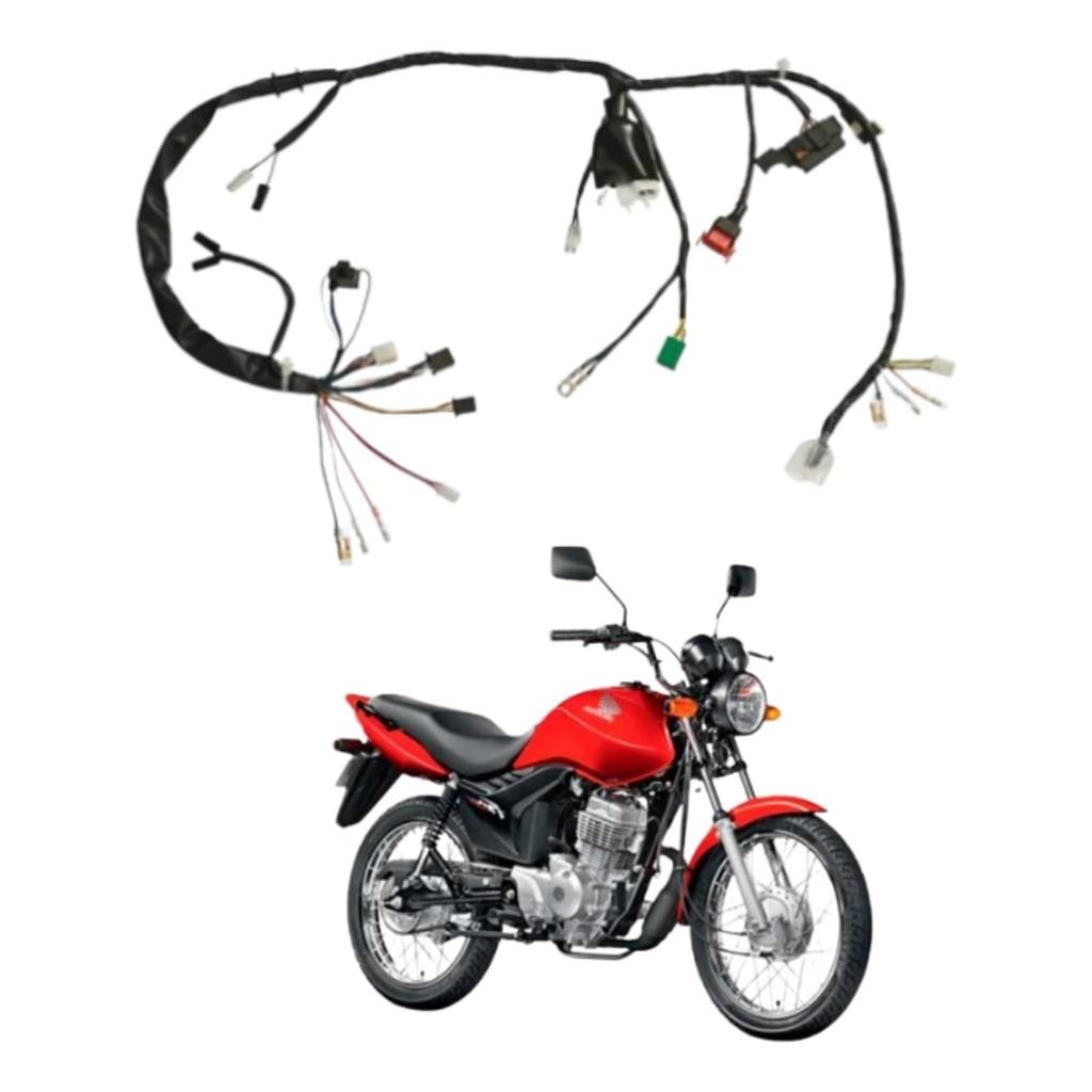 Chicote Fiacao Principal Completa Fan Titan 125 2009 2010 2011 Original Magnetron em Oferta na Shopee
