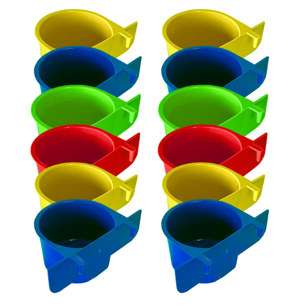 Kit 36 Comedouros Pássaros Aves Calopsitas Aba e Gancho em Oferta na Shopee