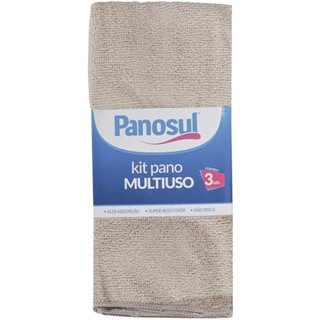 Kit 3 Panos Microfibra Multiuso 50x70cm em Oferta na Shopee