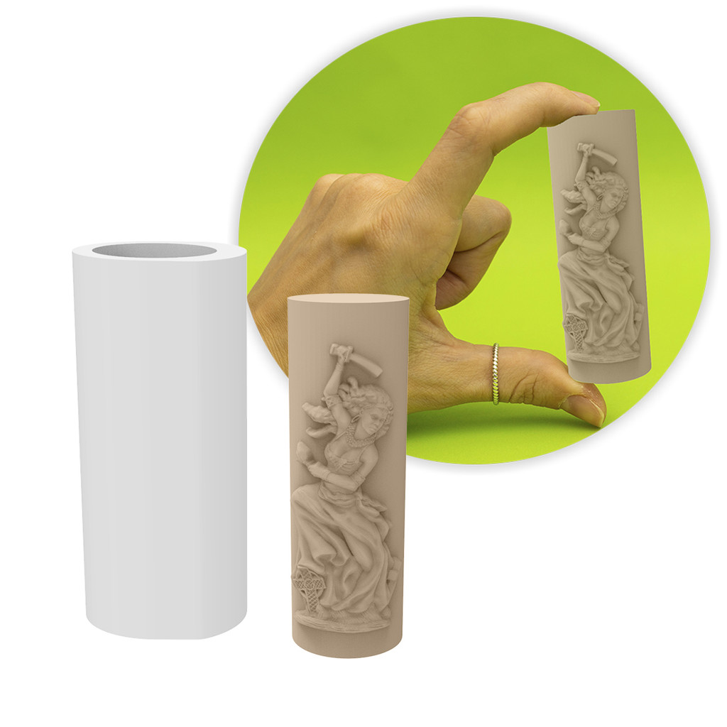 Molde de Silicone Mini Vela Oya | Lembrancinha dos Orixás | Para Festas, Rituais e Oferendas em Oferta na Shopee