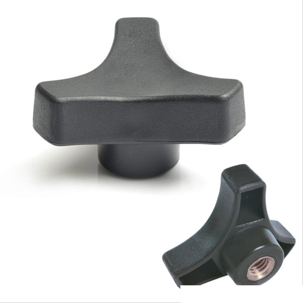 Manípulo Fêmea Knob de 3 Pontas 60 Mm - M10 com 20 Peças