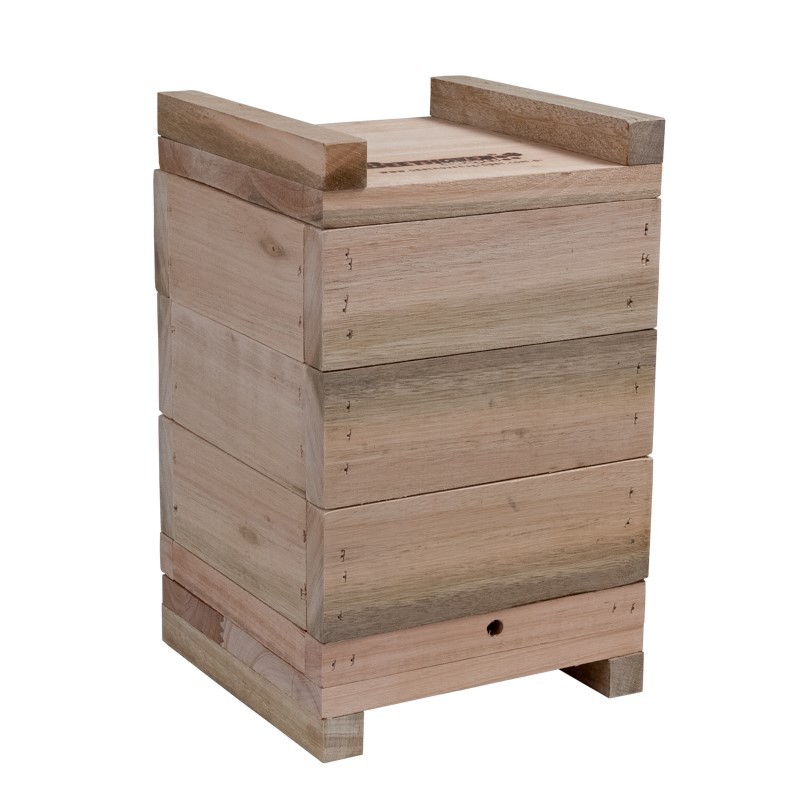 CAIXA INPA ASF 20X20 3CM ESPESSURA EUCALIPTO ABELHA MELIPONICULTIRA