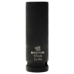 Soquete de Impacto Encaixe 1/2POL x 17mm Longo 9143 BREMEN