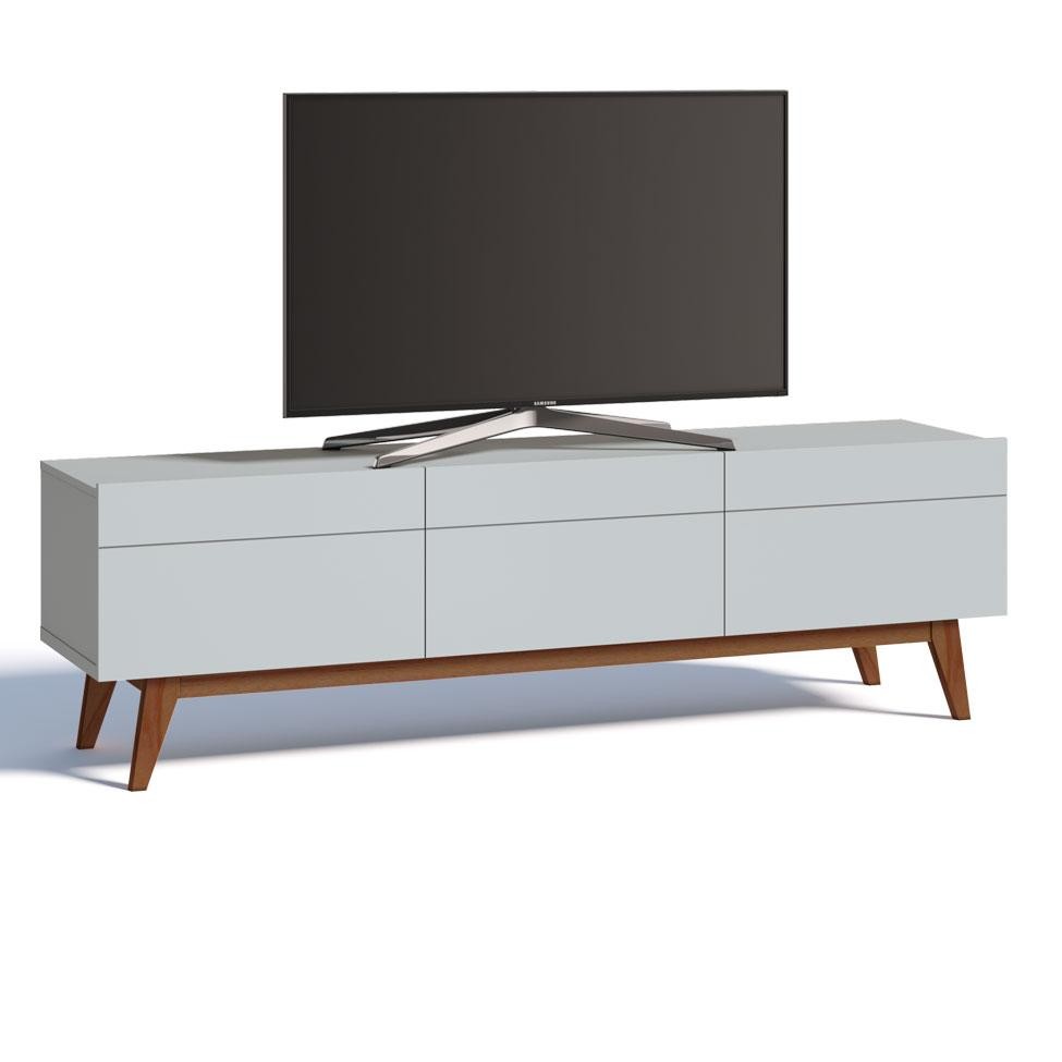 Rack Classic I 3 GV Branco Acetinado 180 cm - Home & Living