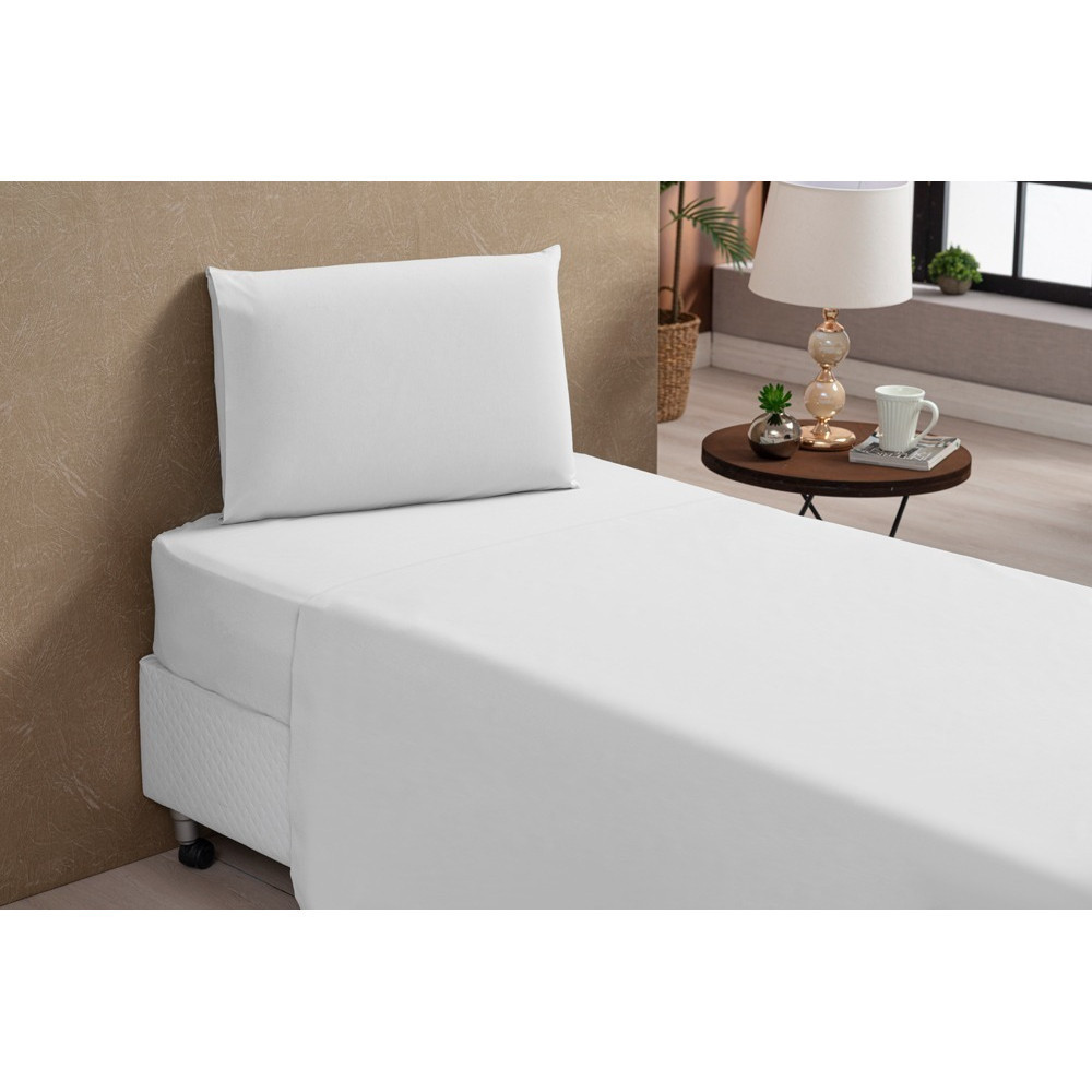 02 Lençol Solteiro  Sem Elástico P/ Hotel, Maca, Presídio Microfibra Importada + 01 Esponja mágica em Oferta na Shopee
