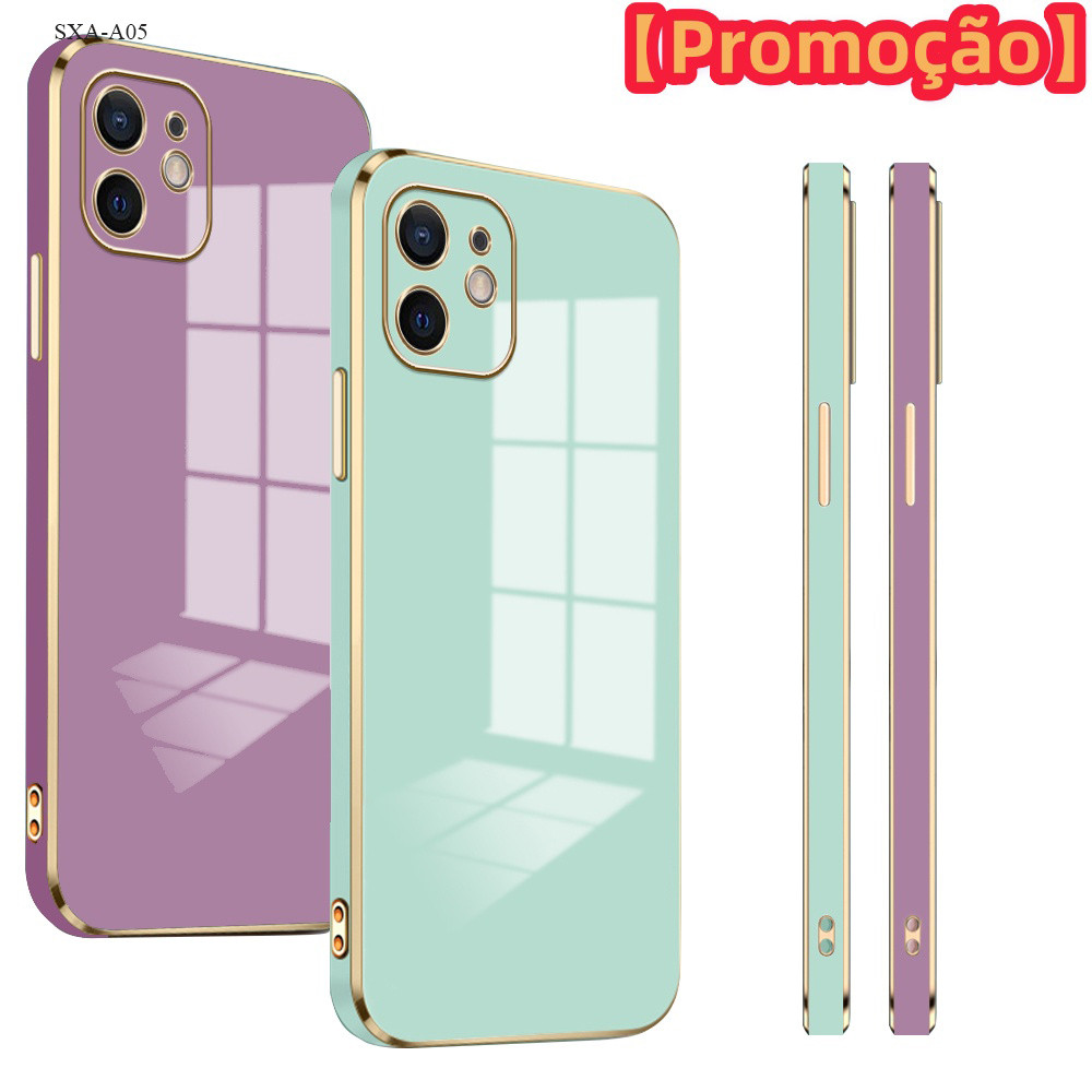 Capinha Para Samsung Galaxy A07 A06 A05 A05S A04E A03S A02S A03 Core 4G Case Galvanizado Capa Macia 1000 DD