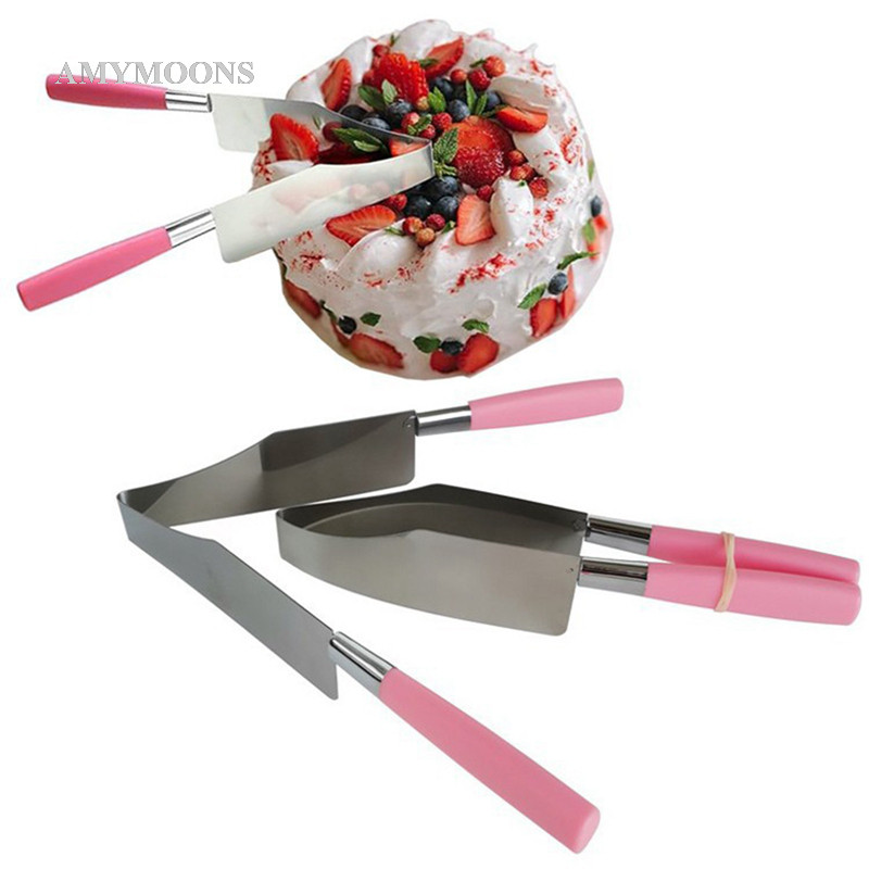 Amymoons Separador de bolo de aço inoxidável, separador de bolo, transferência de bolo, cl...