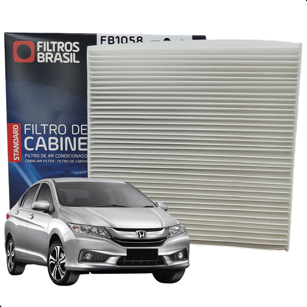 Filtro Ar Condicionado Cabine Honda Fit City Hrv Civic em Oferta na Shopee