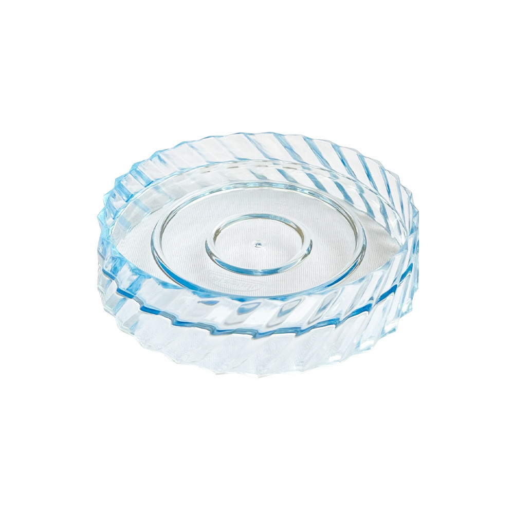 Suporte sabonete em barra acrílico luxo azul saboneteira de pia lavabo sabão para banheiro nicho prateleira bancada acessório banho Twist Plasútil