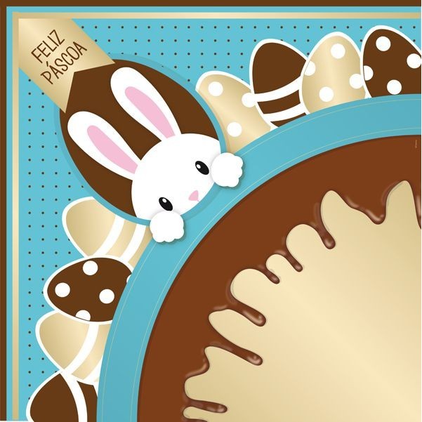 Saco Express 49x49cm para Ovos de 750g a 1kg - Chocopascoa Turquesa - 05 unidades - Cromus - Rizzo em Oferta na Shopee