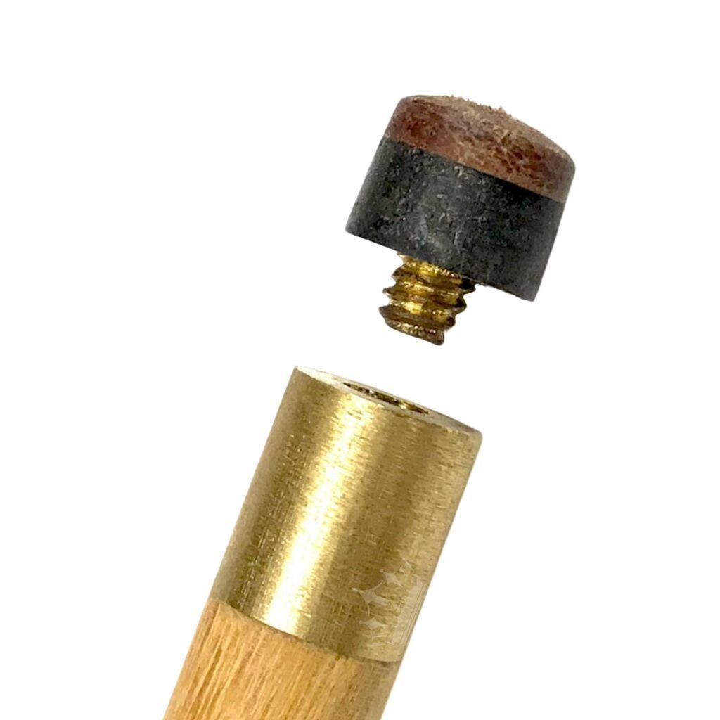 Virola com Sola de Rosca p/ Taco de Bilhar / Sinuca 10mm ou 11mm em Oferta na Shopee