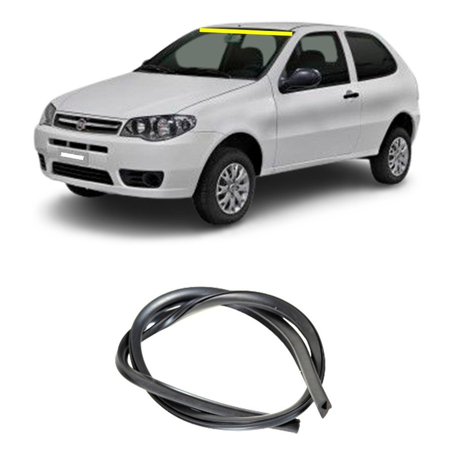 Moldura Superior Parabrisa Palio Strada 2005 Em Diante em Oferta na Shopee