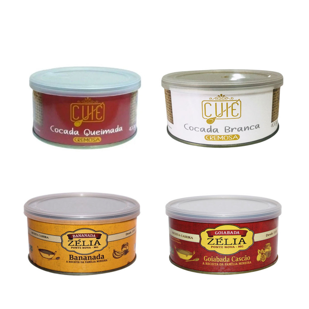 Kit Cocada Branca Cocada Queimada Goiabada Bananada Doces Mineiros