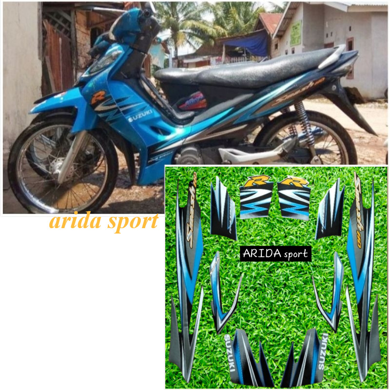 Adesivo Listrado Suzuki Smash 110 R Azul 2006 , Qualidade original