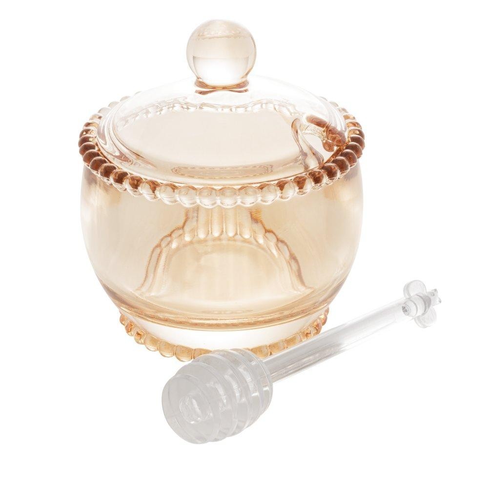 Meleira Wolff Pearl de Cristal Âmbar em Oferta na Shopee