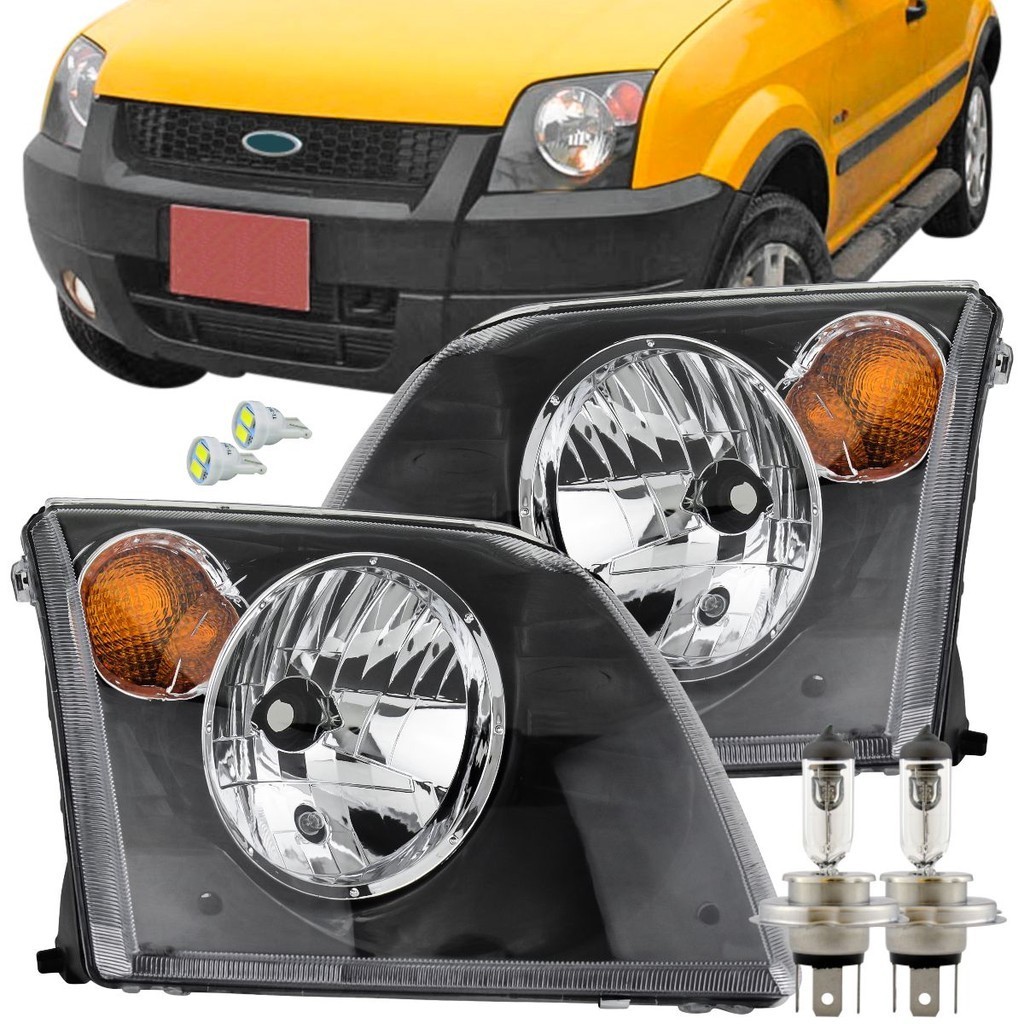 Par Farol Seta Ambar Ecosport 2003 2004 2005 2006 2007 Com Lampada