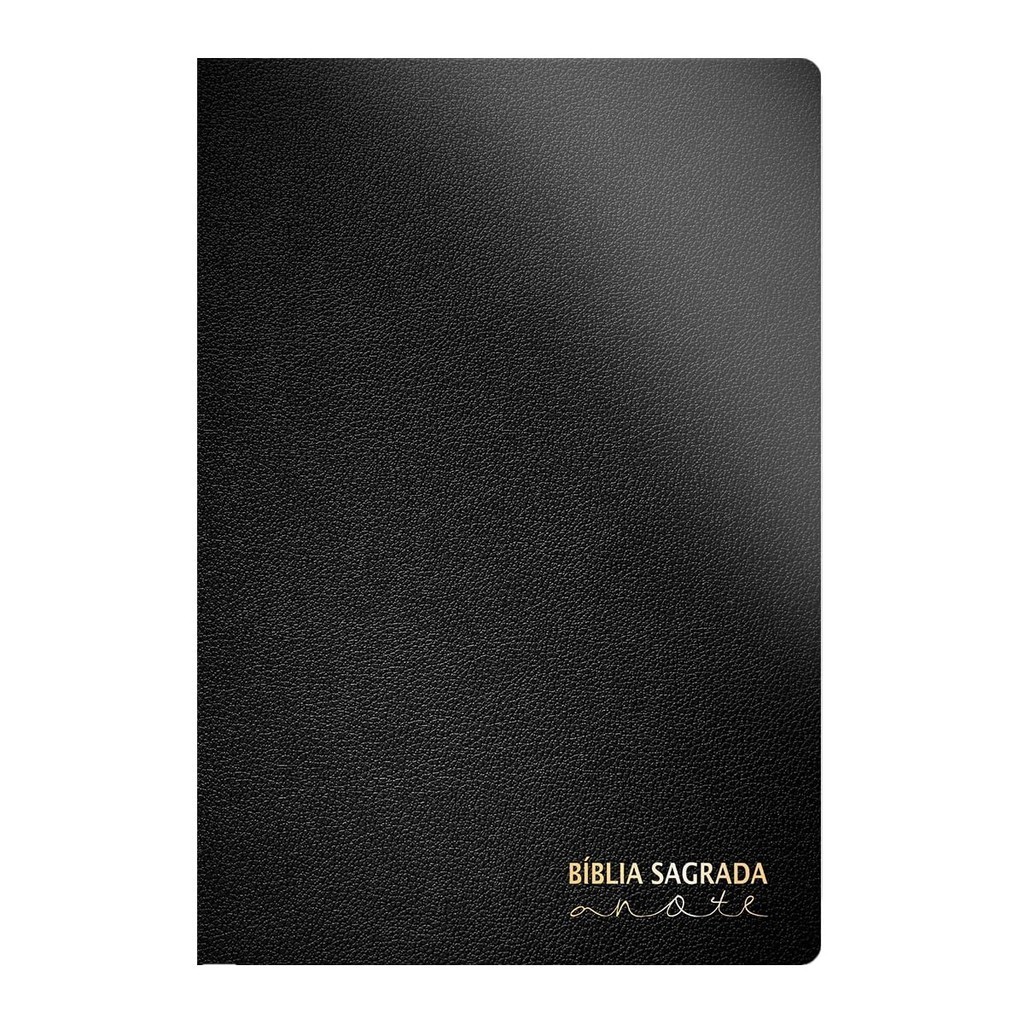 Bíblia ANOTE | NVI | Letra Grande | Palavras de Jesus em Vermelho | Luxo | Preta em Oferta na Shopee