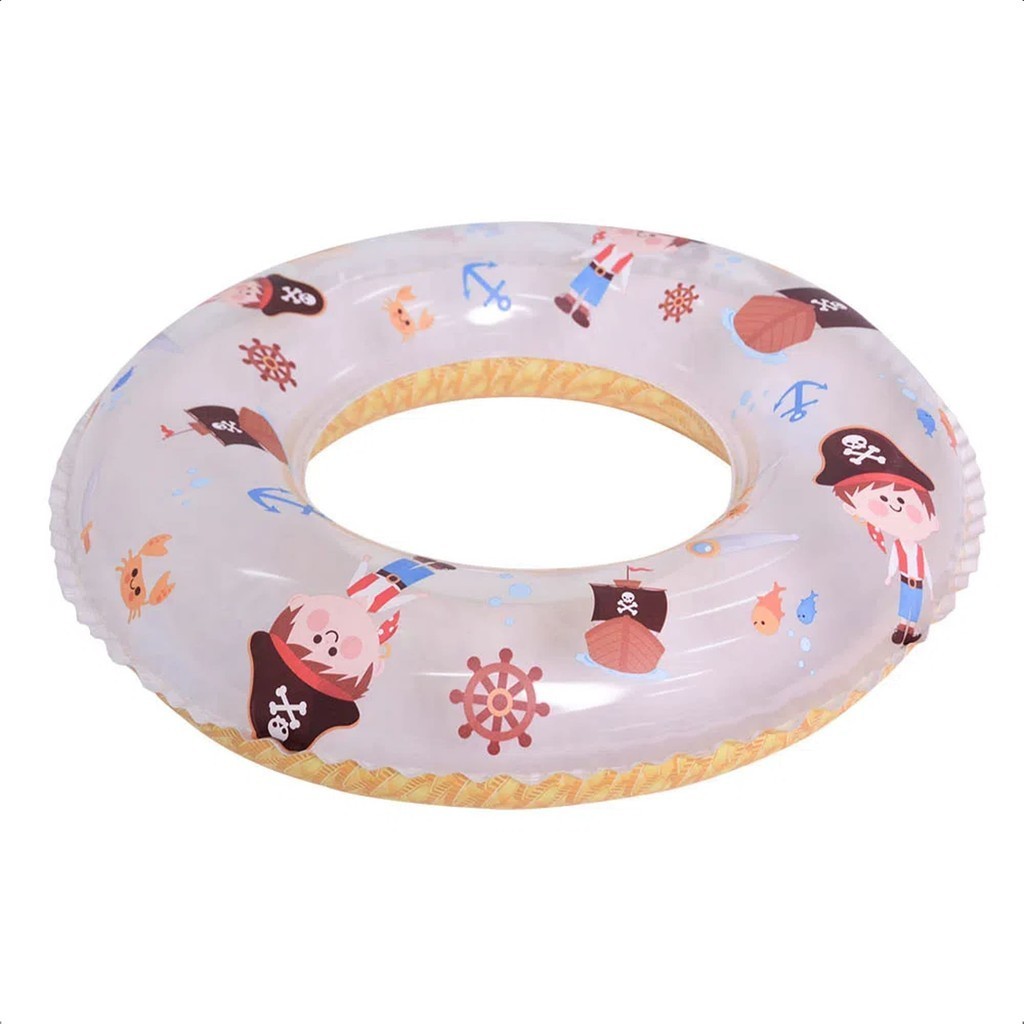Boia Infantil Aventura Pirata 60CM Tamanho Único Fácil De Encher Transportar E Guardar - Atrio ES294 - Mom & Baby