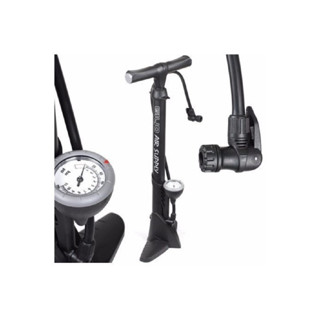 Bomba Encher Pneu Chão Pé Oficina Bike Moto Manômetro Giyo 2 em Oferta na Shopee