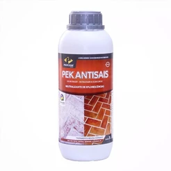 Neutralizador Pek Antissinais 1 Litro Pisoclean Elimina Sais de Pisos Cimentícios Cerâmicas
