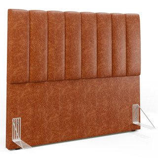 Cabeceira Cama Box Casal 140 cm Dália W01 Couríssimo Camel - Lyam Decor em Oferta na Shopee
