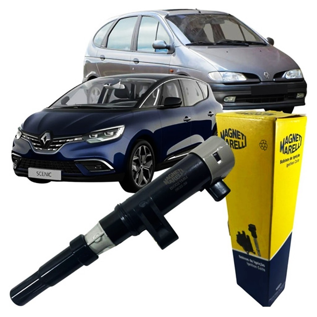 Bobina De Ignição Clio Sandero Logan Duster Motor K4m  F4r em Oferta na Shopee