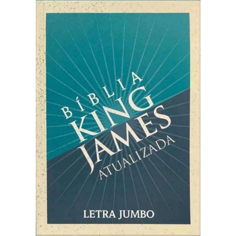 Bíblia Sagrada King James Atualizada | Letra Jumbo | Capa Dura | Retrô