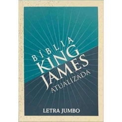 Bíblia Sagrada King James Atualizada | Letra Jumbo | Capa Dura | Retrô