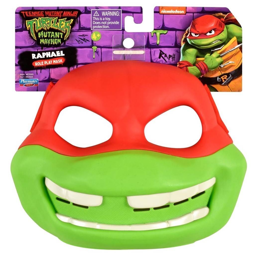 Máscara Role Play do Raphael - As Tartarugas Ninja - Mom & Baby