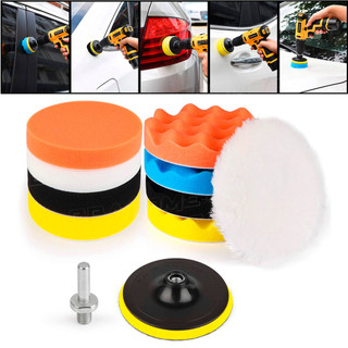 Kit Polimento Automotivo 11pçs Boinas Para Furadeira Parafusadeira 3 Polegadas  5 Polegad…