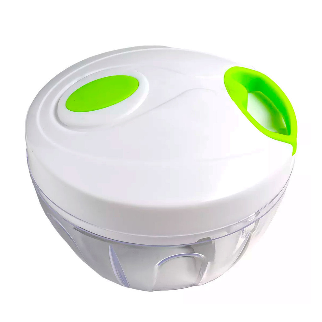 Processador De Alimentos Manual 500ml 3 Laminas c/ Dispenser
