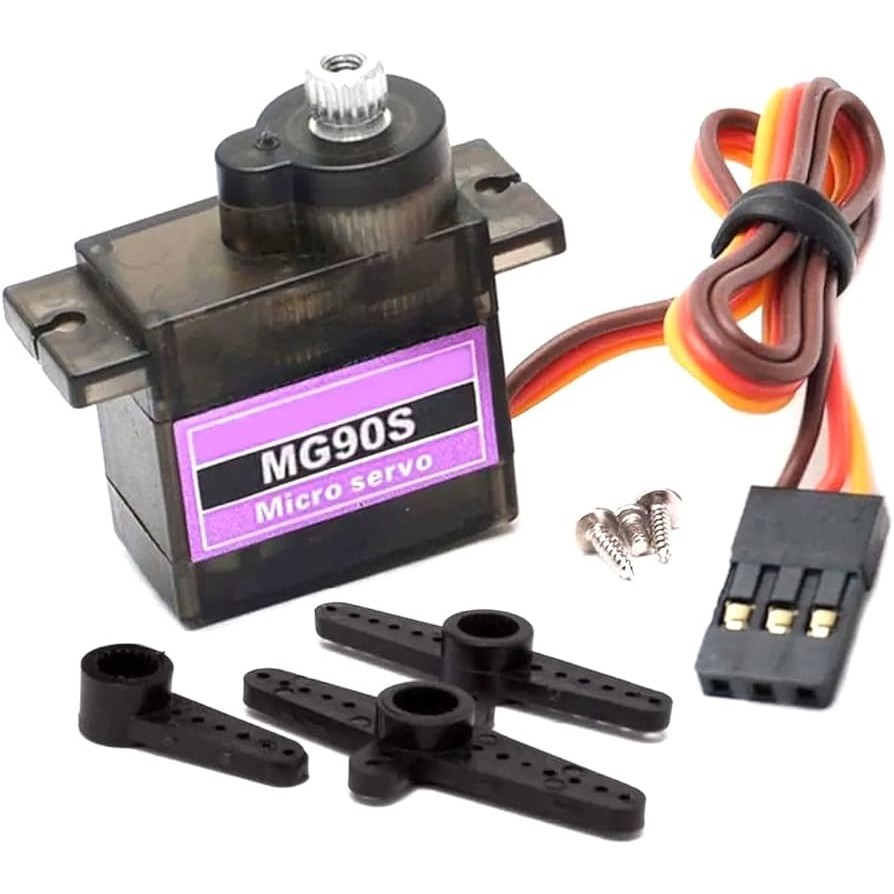 Micro Servo Motor 9g MG90s full Metal 180º Similar Tower Pro 2.2kg Arduino Nfe