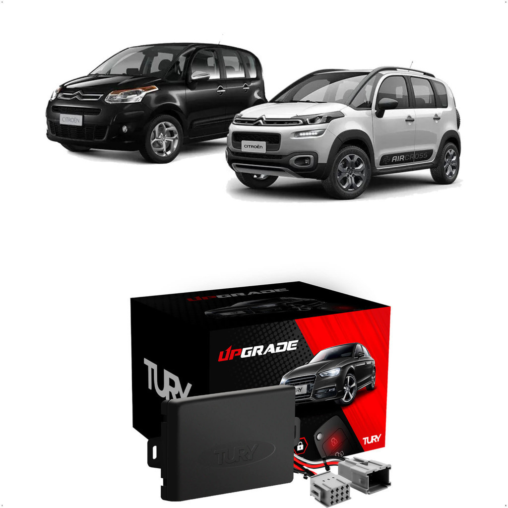 Módulo de Vidro Para Citroen C3/Air Cross/C3 Picasso Antiesmagamento plug & play para 4 vidros Tury PRO4.16BG em Oferta na Shopee